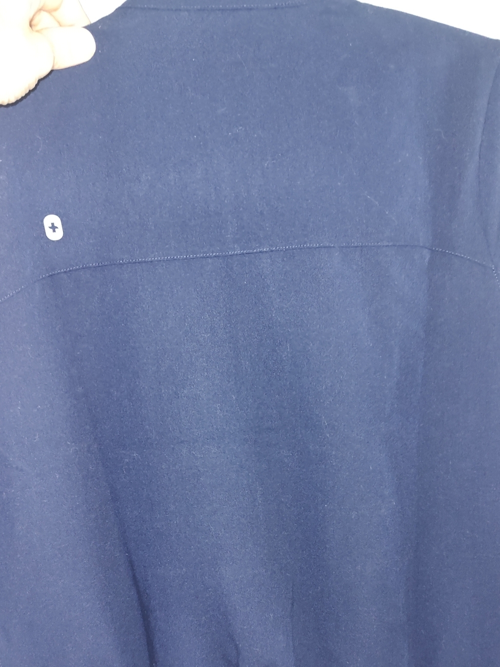 NWT Figs Navy Small Limits Zip Scrub Top - Picture 2 of 8